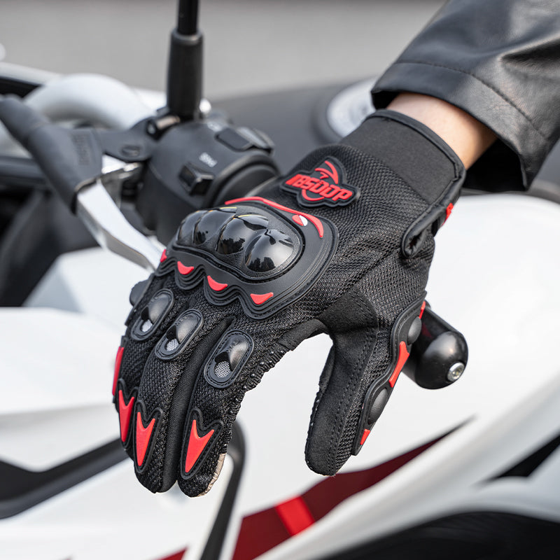 Red Black Touch Screen Gloves for Men & Women XL (1 Pair)