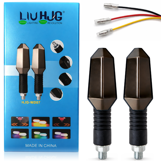 Original LIU HJG WD07 LED Motorcycle Indicator Light Pair
