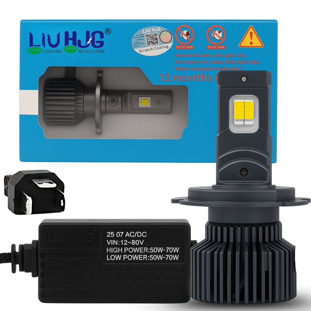 LIU HJG LED headlight bulb, 70W bike headlight, 70W car LED headlight, H4 plug LED bulb, 5000LM LED headlight, 7000LM bike headlight, AC/DC 12V-80V LED light, white LED headlight for bike, white LED car headlight, high brightness LED headlight