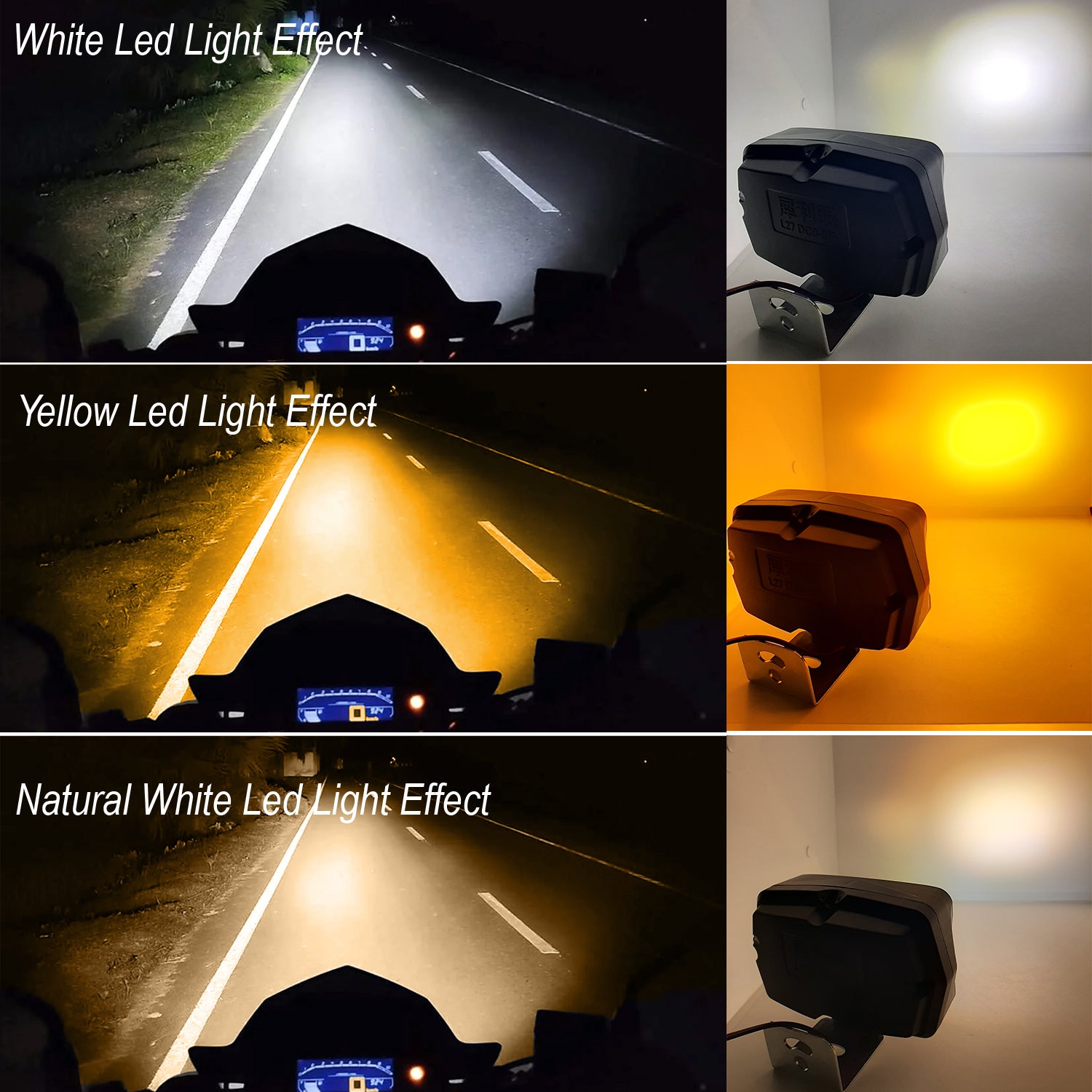 AUTOPOWERZ (21LED) Waterproof Auxiliary Light Anti-Fog Spot Light for All Vehicles,Two Wheeler,Bikes,Cars - Pack of 1
