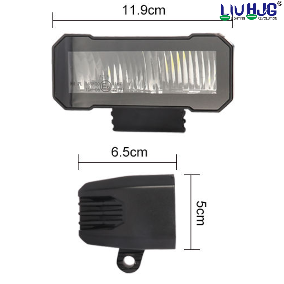 60W Universal White Fog Light for bike and car (Pack of 1)