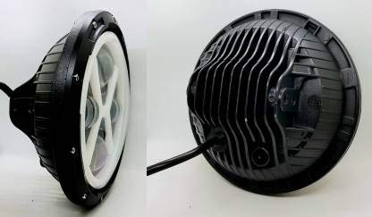 7 Inch LED Headlight for Bikes Dual Color with DRL