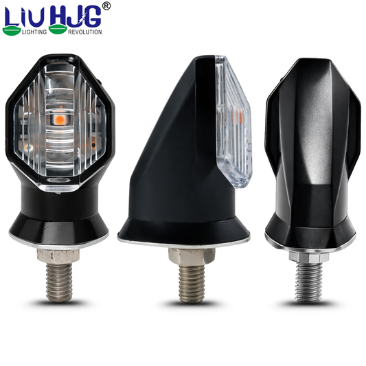 LIU HJG Single LED Mini Indicator Compact Flexible Rubber Stem Detail