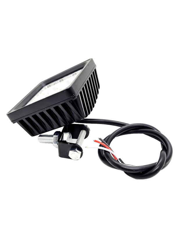 AUTOPOWERZ® 9 LED Fog Light Square Flood Driving Lamp for Car, Off Road Truck, Jeep, SUV, ATV and UTV (30W, 12V-85V DC, White)