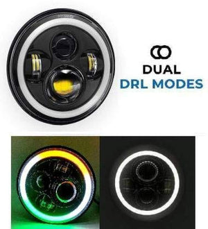 Round 7 H4 DRL LED Turn Signal - Pair Round 7 H4 DRL LED Turn Signal - Pair