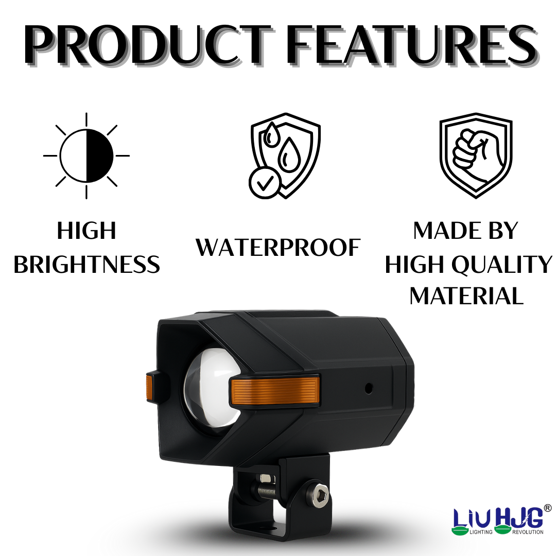 LIU HJG P97 LED fog light, 100W bike fog light, 100W car fog light, yellow white LED fog lamp, red devil eye fog light, universal LED fog light, dual color fog light for bike, dual color fog light for car, high power 100W fog light, LIU HJG devil eye driving light