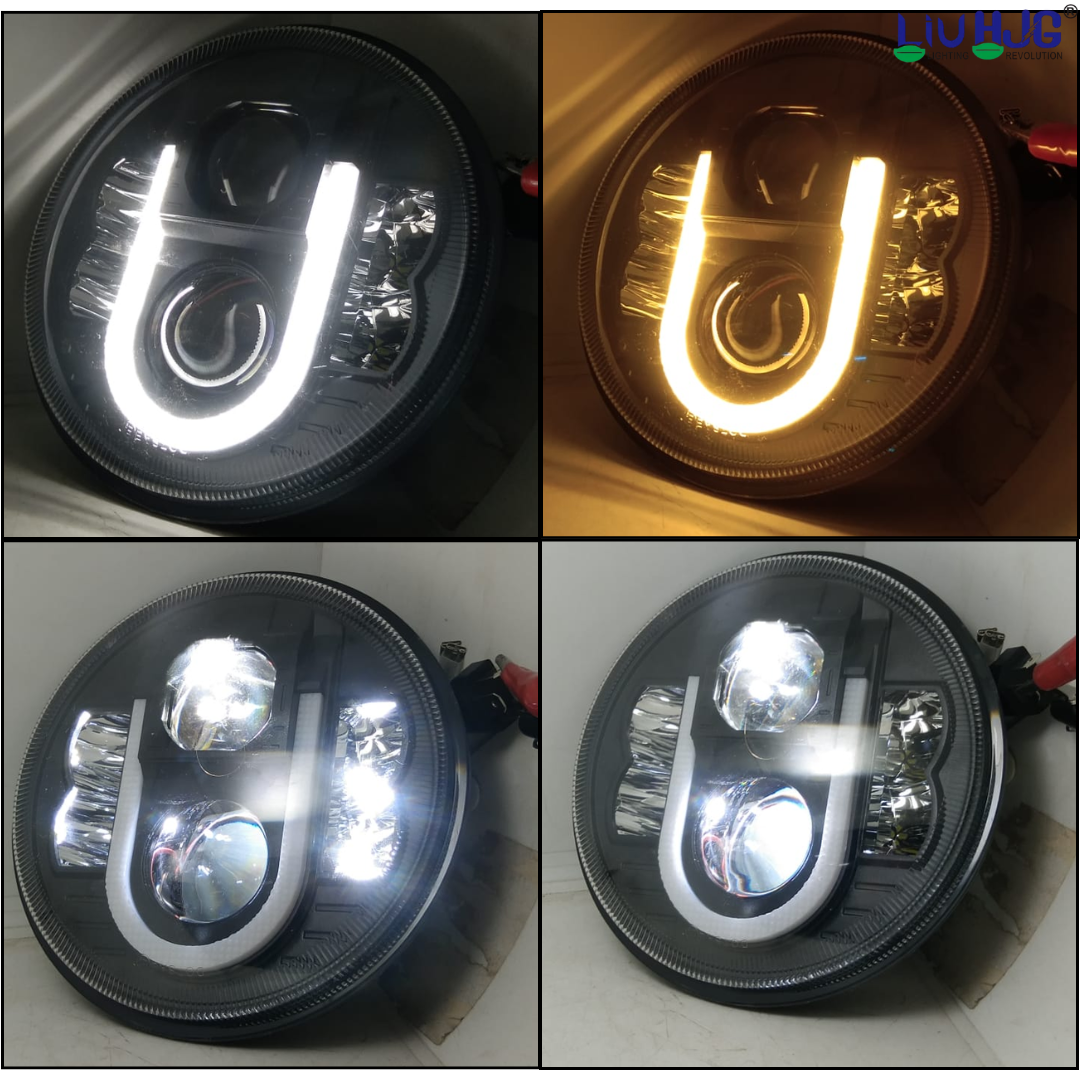 7 inch U Shape Round Headlight