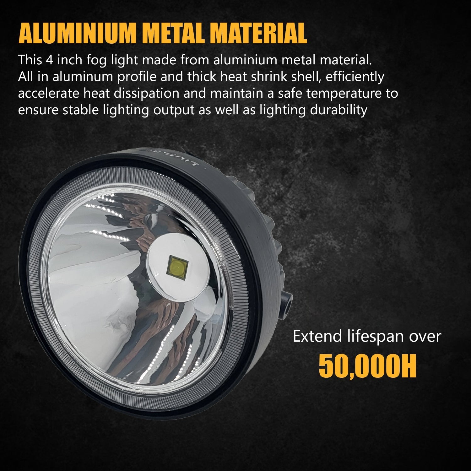 4 inch White Super Bright Driving Fog Light 2pcs