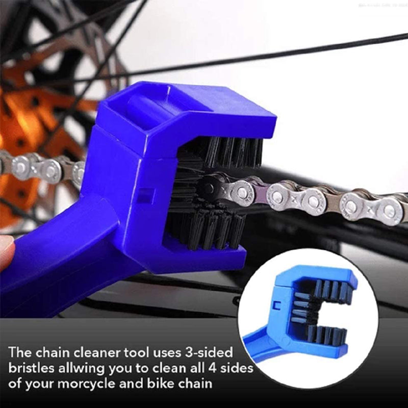Multipurpose Motorcycle/Cycle Chain Cleaner Brush