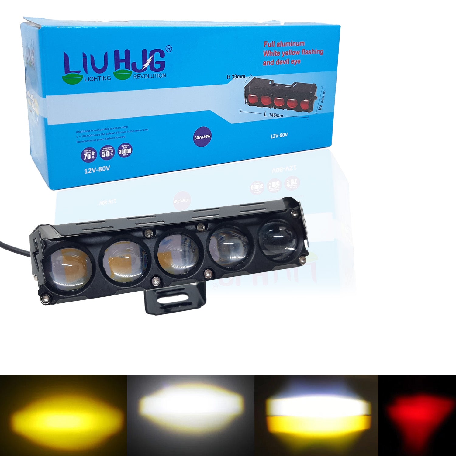 iuhjg, 5 lens fog light, devil eye fog light, yellow white fog light, steady flashing fog light, high visibility fog light, motorcycle fog light, car fog light, waterproof fog light, durable fog light, stylish vehicle lighting