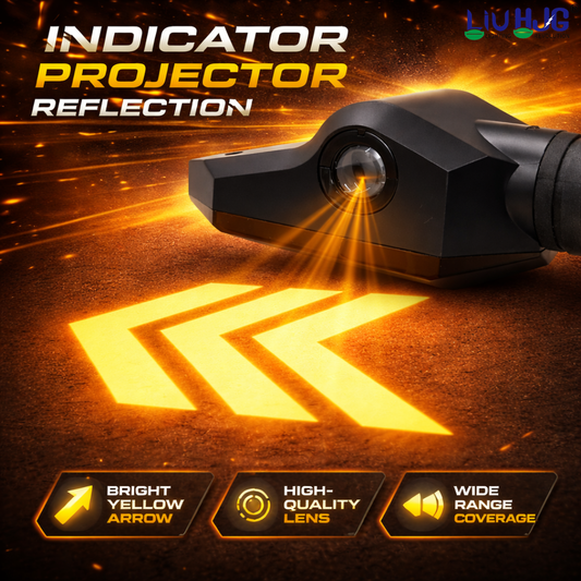LIU HJG WD07 Indicator Arrow Projector Light Reflection Pattern