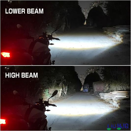 Genuine LIU HJG 130W H4 Light Test 13000 Lumens Pure White Beam Throw