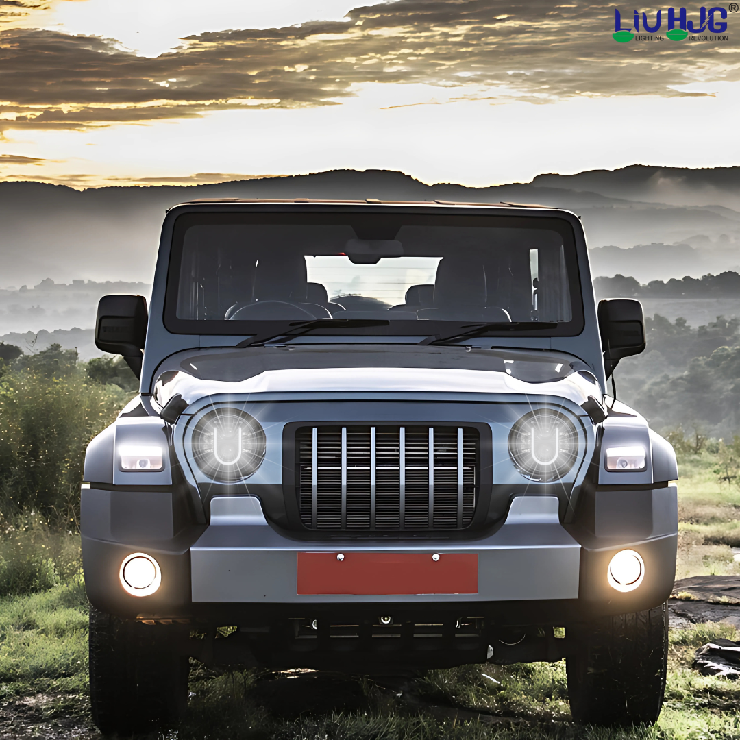 7 inch U Shape Round Headlight