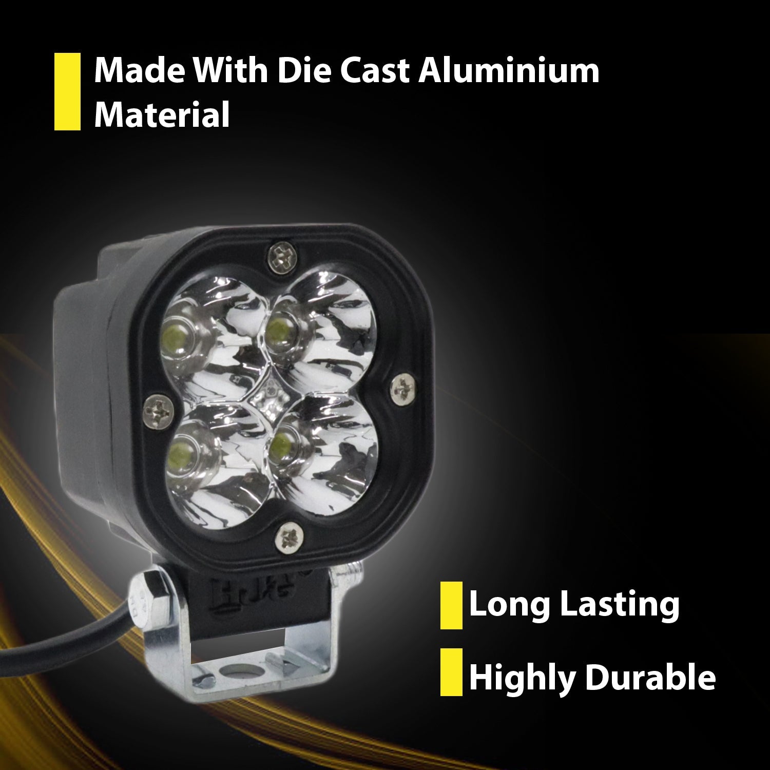 LIU HJG 40W LED Fog Light, Universal Fog Light for Car, Bike LED Fog Lamp, Yellow Lens Fog Light, 12V–85V DC Fog Light, LED Fog Light with Wiring Kit, Waterproof Fog Light, High Brightness Fog Light, Automotive LED Fog Lamp, LIU HJG Fog Light with Harness, Vehicle Fog Light Yellow Cover, Off-Road LED Fog Light, Bike Car Truck Fog Light, Universal LED Driving Light.