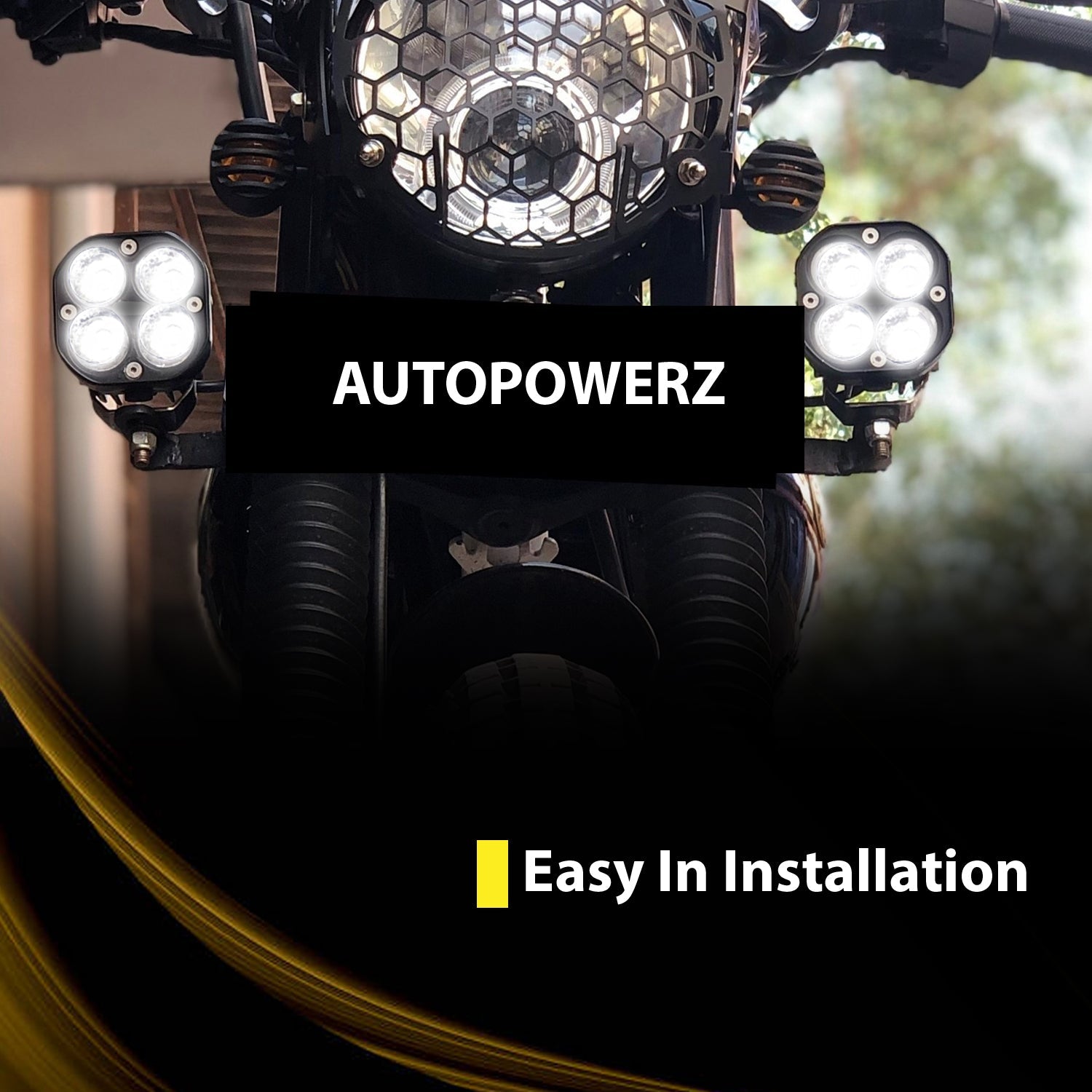 LIU HJG 40W LED Fog Light, Universal Fog Light for Car, Bike LED Fog Lamp, Yellow Lens Fog Light, 12V–85V DC Fog Light, LED Fog Light with Wiring Kit, Waterproof Fog Light, High Brightness Fog Light, Automotive LED Fog Lamp, LIU HJG Fog Light with Harness, Vehicle Fog Light Yellow Cover, Off-Road LED Fog Light, Bike Car Truck Fog Light, Universal LED Driving Light.