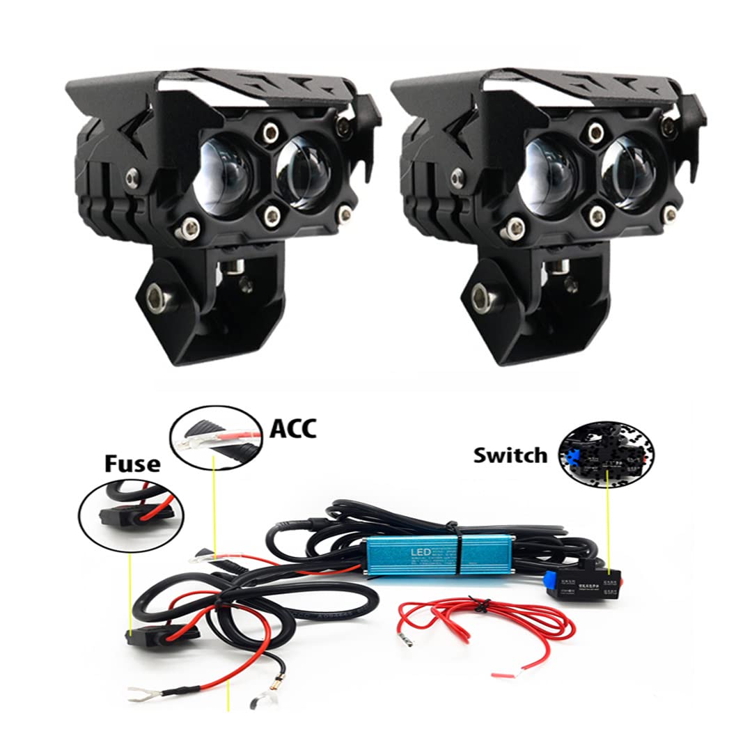 LIU HJG 2 LED Fog Light, Dual Color LED Fog Lamp, 90W Motorcycle Fog Light, Universal Fog Light for Car and Bike, Yellow White LED Fog Light, HJG Dual Beam Fog Lamp, LED Fog Light with Wiring Kit, Compact LED Fog Lamp, 12V Fog Light for Motorcycles, Car Bike Fog Light, HJG Yellow White Fog Light, Waterproof LED Fog Lamp, All-Weather Fog Light, High Power LED Fog Light, Stylish Fog Lamp for Bikes, LED Driving Light for Car, Motorcycle Auxiliary Fog Light, Dual Color Vehicle Fog Lamp, Plug and Play LED Fog Li