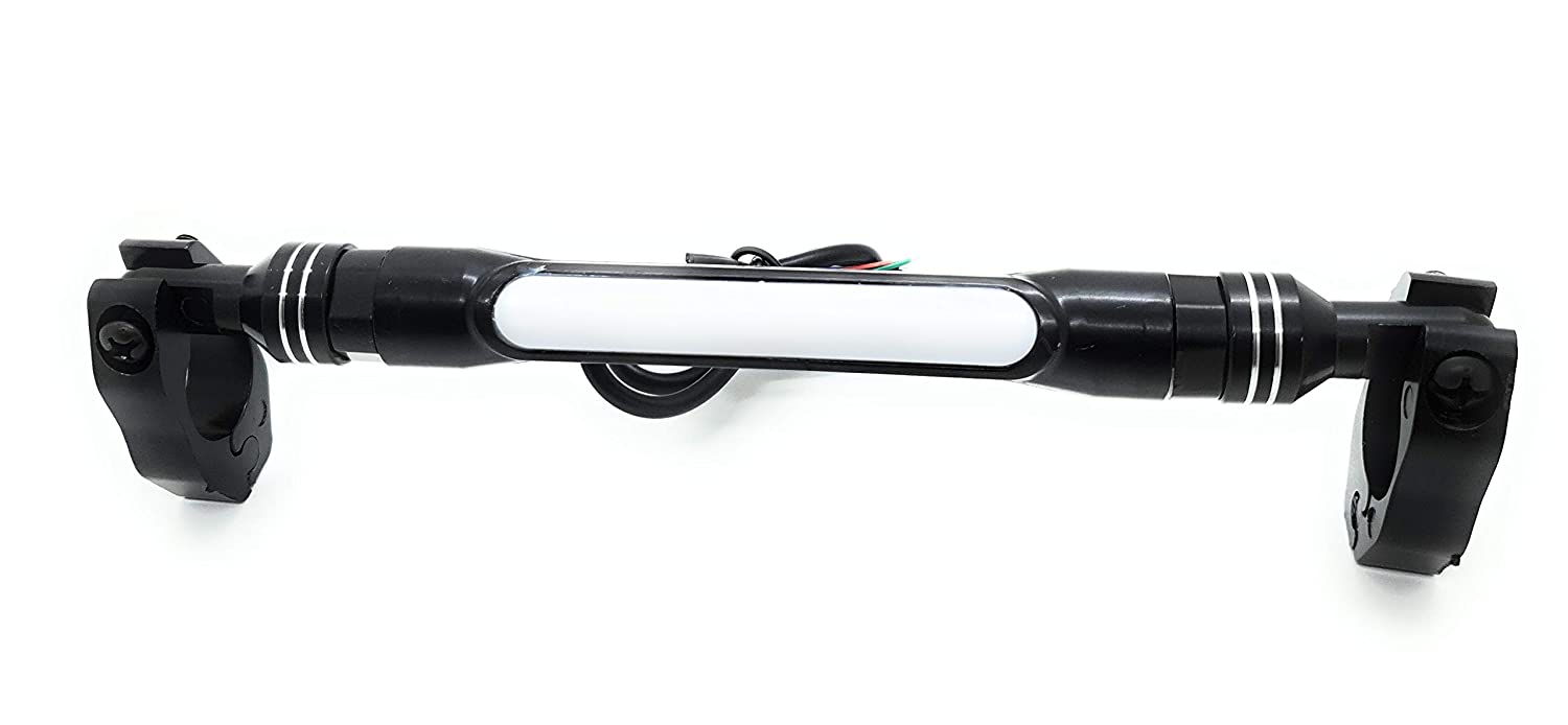 AUTOPOWERZ Universal Adjustable Motorcycle Handlebar, Cross Bar with Indicator for All Bikes with Led Light