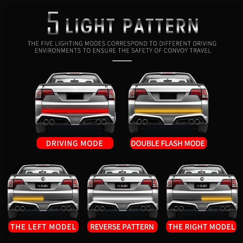 Super Bright Universal Multi Function Tail Light (Red & Yellow)