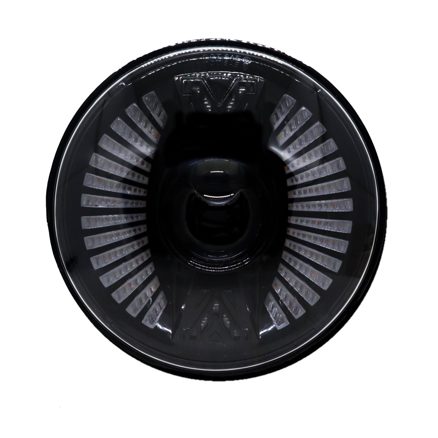 7 inch Wing Design Round Headlight
