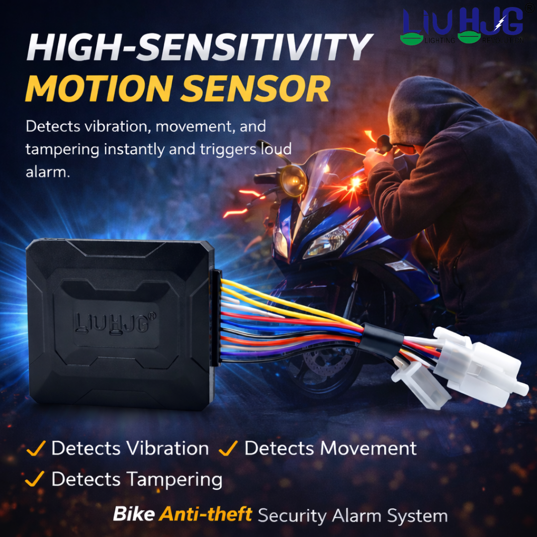 Motorcycle Anti Theft Two Way Alarm Device Universal For All Bikes (Pack Of 1 Set)