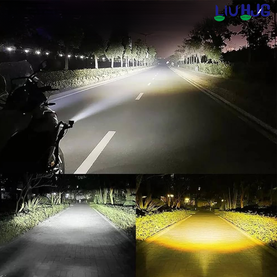 LIU HJG 3 Pin Coupler Premium Wiring Harness for Auxiliary LED Fog Lights 3.4 Meter Wire with Heavy Duty Metal Switch Copper Wiring Suitable for 3 Wire Fog Lights (Pack of 1)