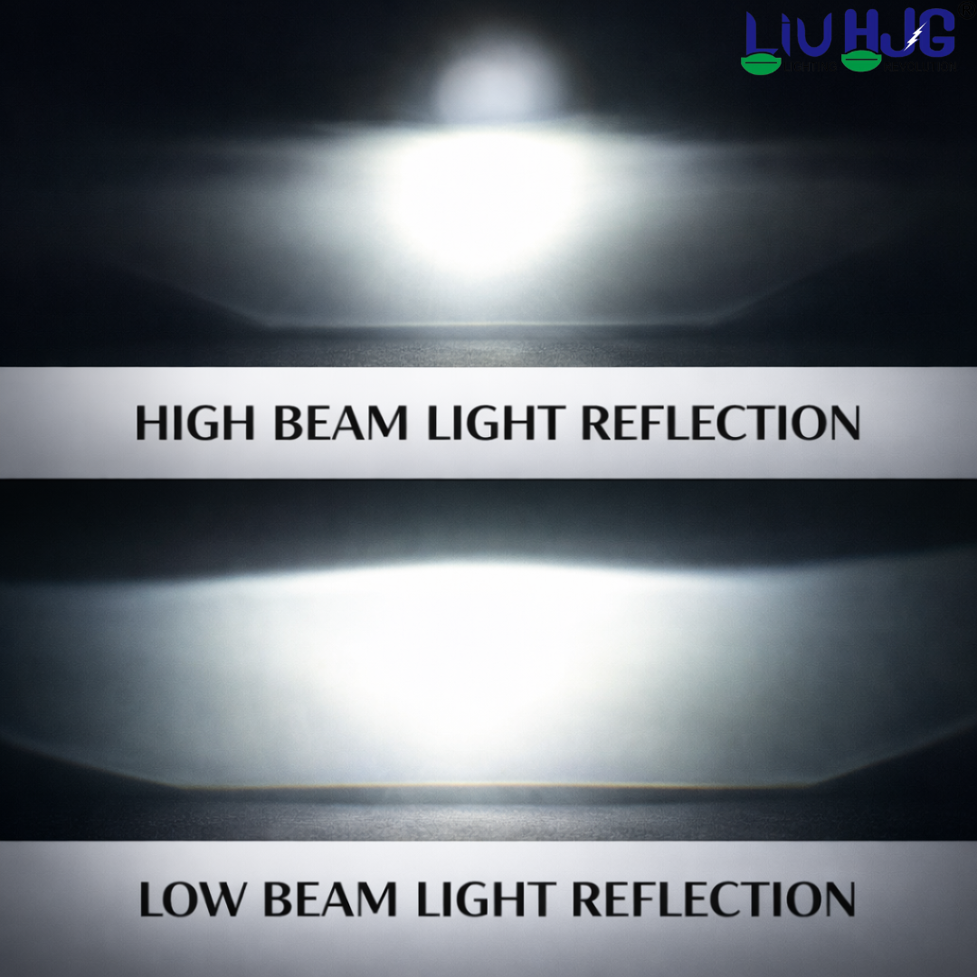 LIU HJG 7 Inch DRL LED Headlight Bulb High Brightness Waterproof & Dustproof High Beam 65W Low Beam 42W 12V DC Power Yellow White DRL Light Fit for Thar, Jeep, Classic 350, GT 650 (Pack of 1)