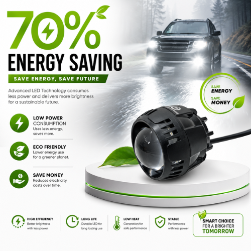 AUTOPOWERZ MC Top 70 Percent Energy Saving Low Power High Efficiency LED Fog Light