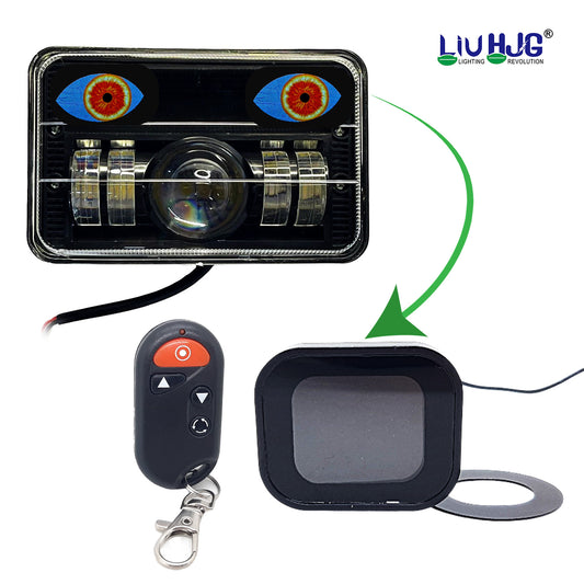 Motorcycle Eye Light, Led eye light for car, devil eye light, single eye led, liu hjg official store, led eye light for bike, - Animated Eye Light