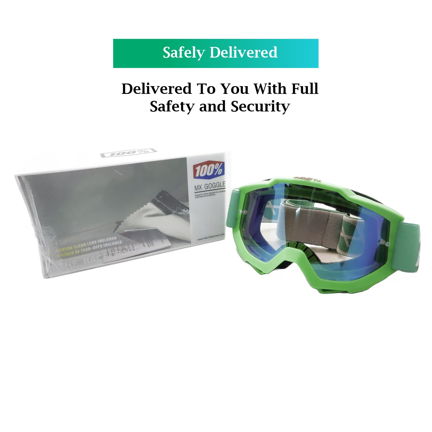 AUTOPOWERZ 100% Goggle Light-Green Colour Multipurpose Usable Google R
