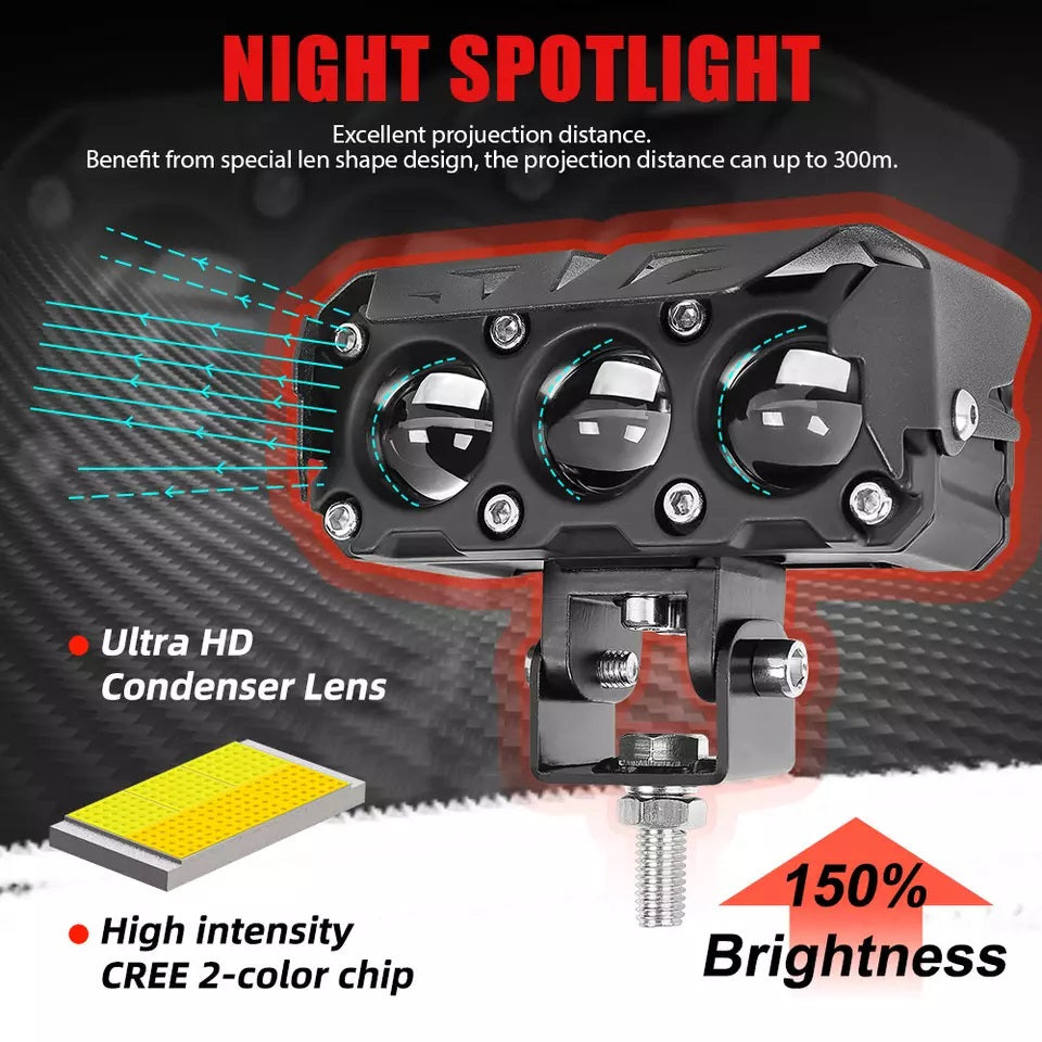 LIU HJG Triple Lens Fog Light, Dual Color LED Fog Light, 90W LED Fog Lamp, High Low Beam Fog Light, Universal Fog Light for Car and Motorcycle, 9-60V LED Fog Light, Yellow White Fog Light, HJG LED Fog Lamp, Triple Lens LED Light, Bike Car Fog Light, Waterproof LED Fog Light, All-Weather Fog Lamp, Powerful LED Fog Light for Vehicles, LED Driving Light for Night, Off-Road LED Fog Lamp, Stylish LED Fog Light, Motorcycle Auxiliary Light, Car Head Fog Light, Bright LED Fog Light, Dual Beam Fog Lamp.