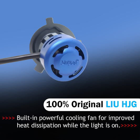 LIU HJG H4 LED Headlight Bulb - AutoPowerz - Super Bright Universal Fit - Buy Online India
