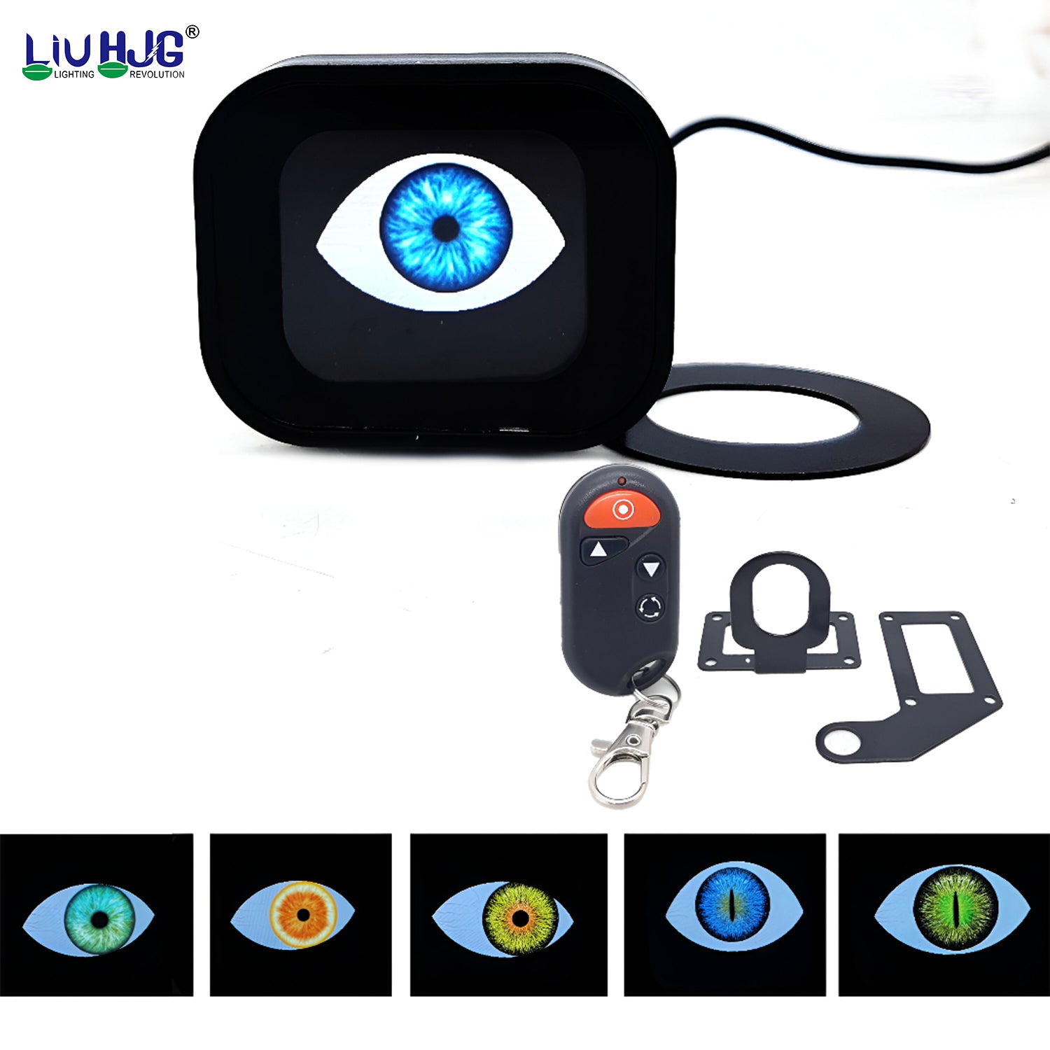 Motorcycle Eye Light, Led eye light for car, devil eye light, single eye led, liu hjg official store, led eye light for bike, - Animated Eye Light