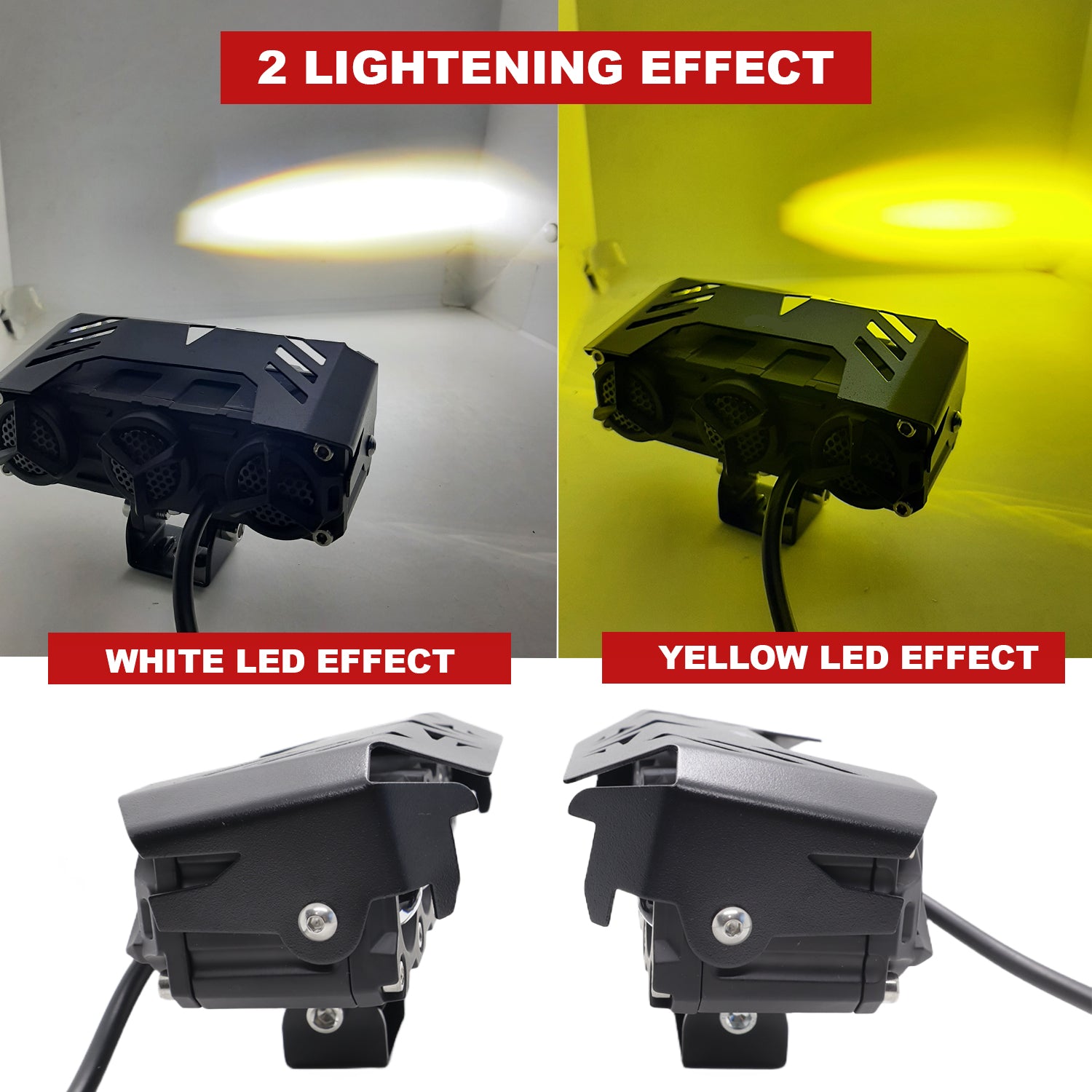 4LED 120W Yellow/White Fog Light