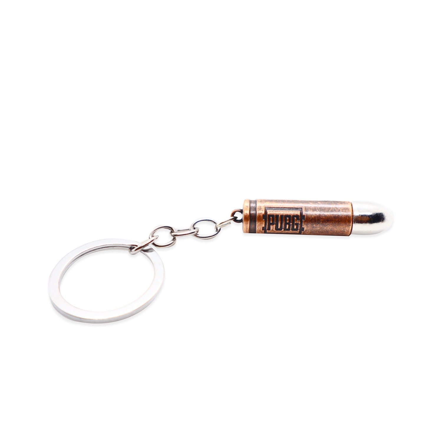AUTOPOWERZ Small Bullet Fire Replica Metal Keychain for Car Bike Keyri