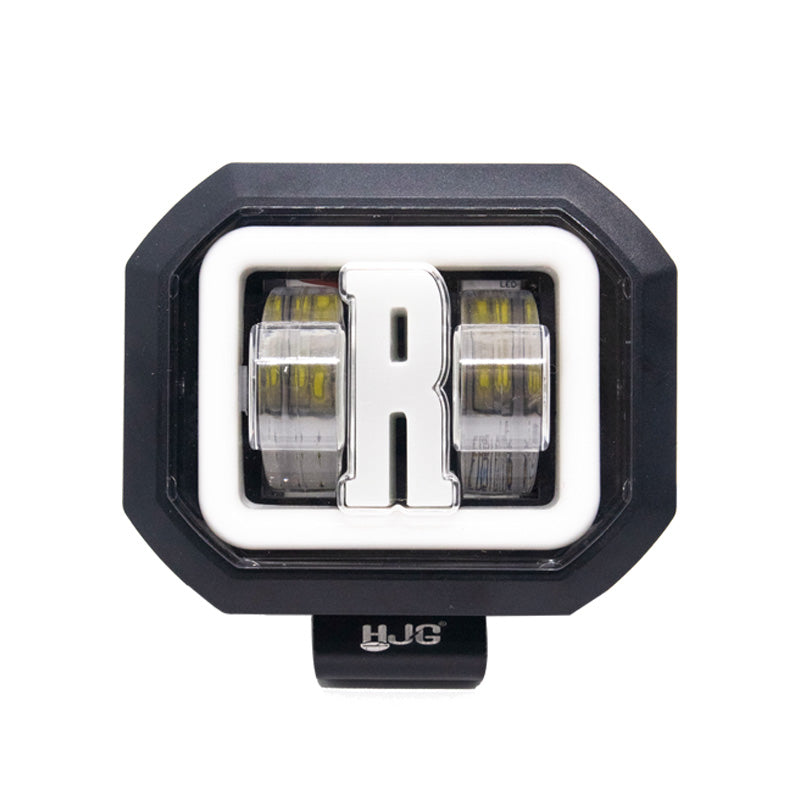AUTOPOWERZ “R” square Headlight DC9-80V 60W for All Motorcycle like Harley Davidson