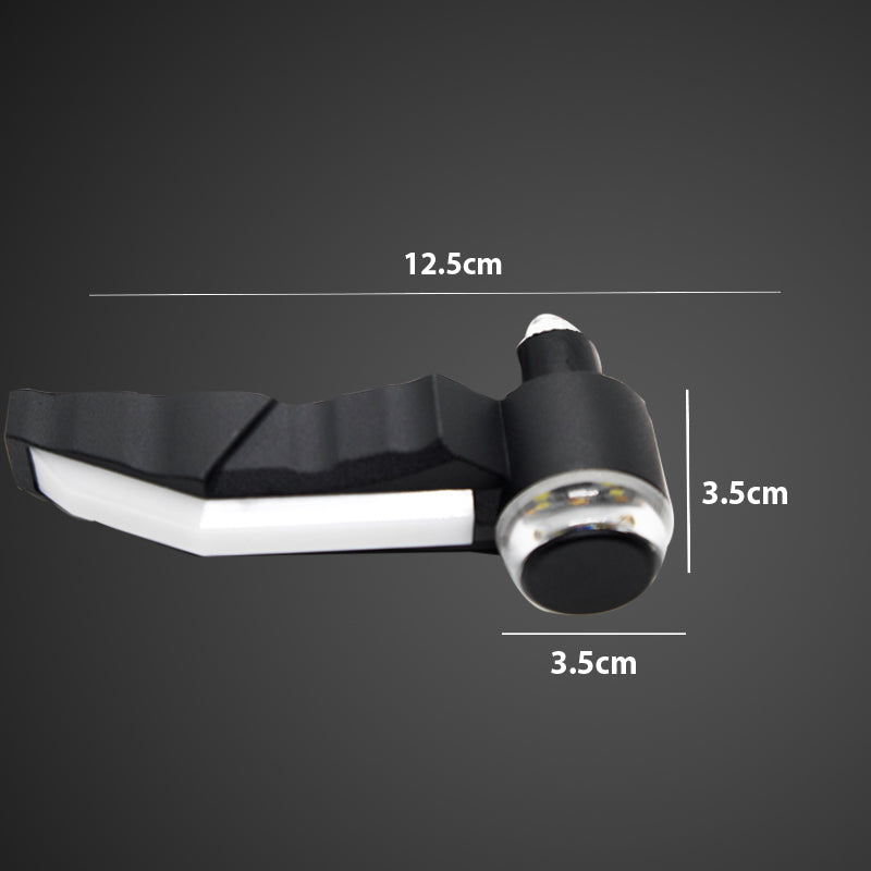 AutoPowerz Blue & Yellow Running Light With Laser Handle Weight Bike Handlebar Weights (2 Blue & Yellow, Red laser light)