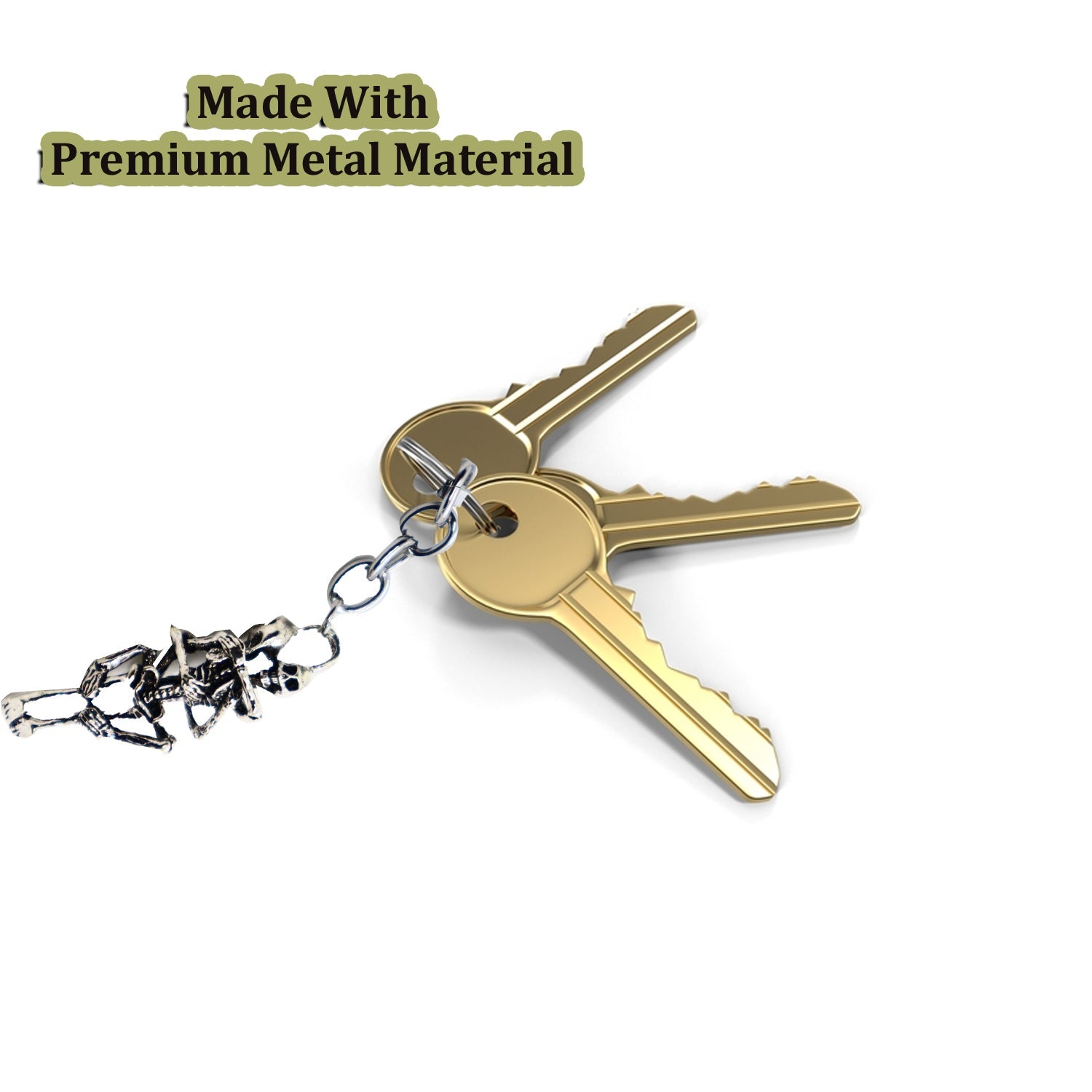 AUTOPOWERZ Human Skeleton Key Chain, Key Ring, Key Holder, Key (Skelet