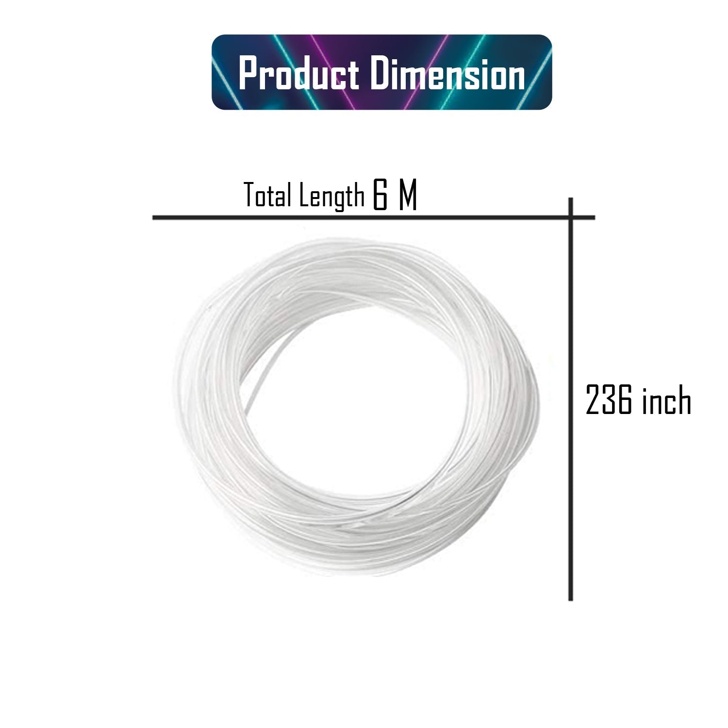 Multicolor RGB Sound Active Car Atmosphere Ambient Lighting Kit - Wireless Bluetooth APP Control