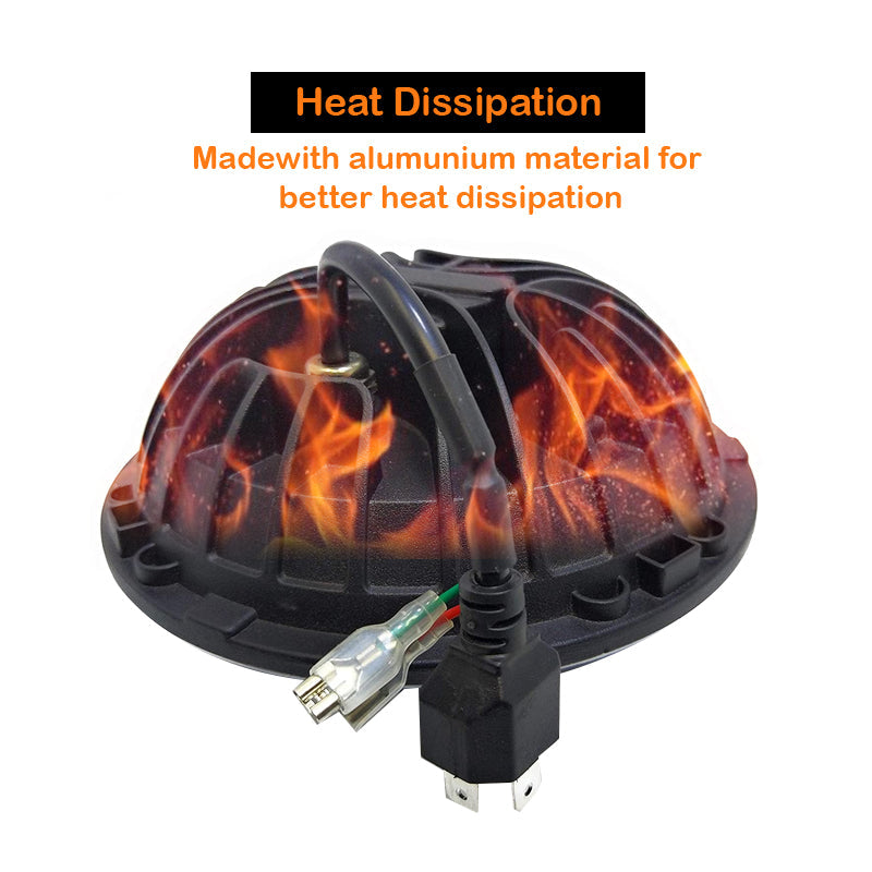 7 Inch Dual Color with DRL LED Headlight