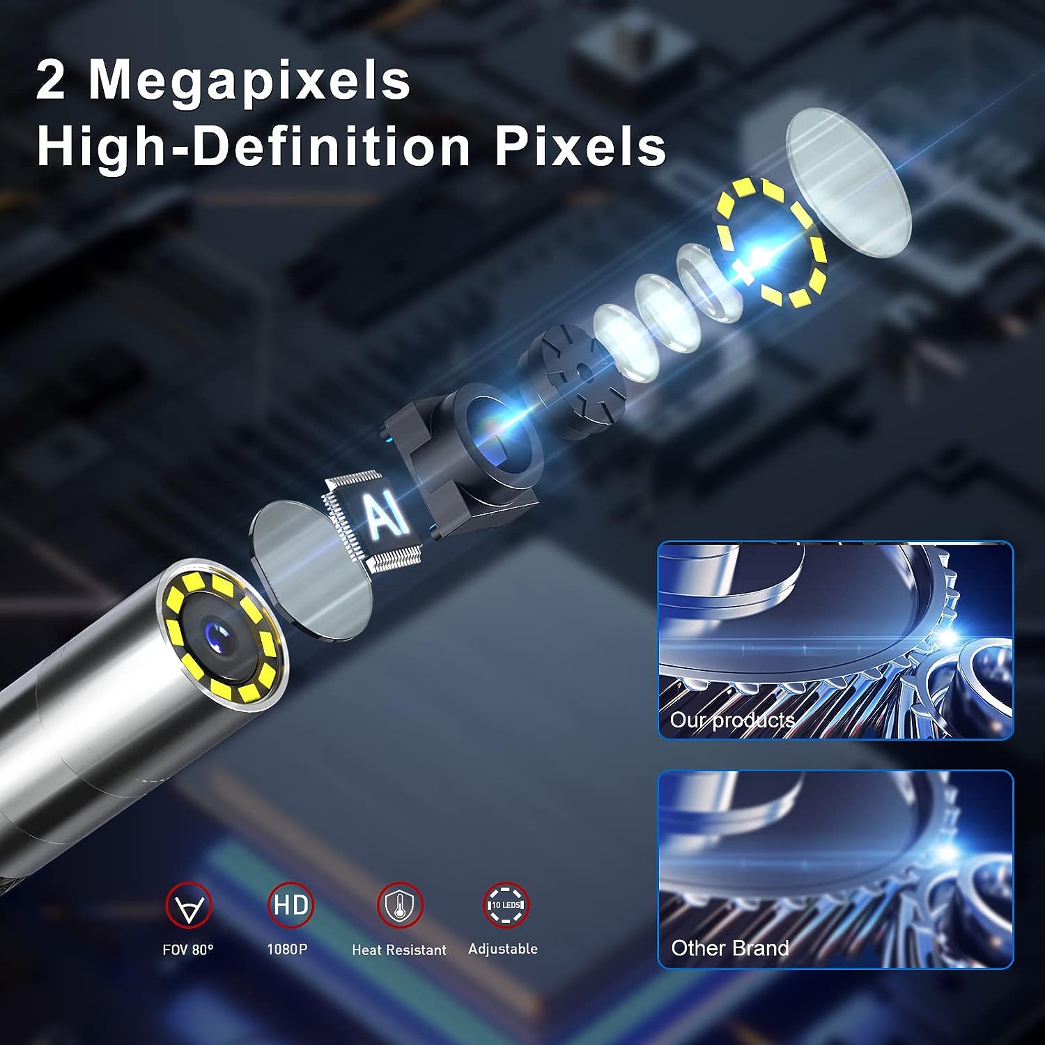 Ralcam Two-Way 180° Articulating Borescope