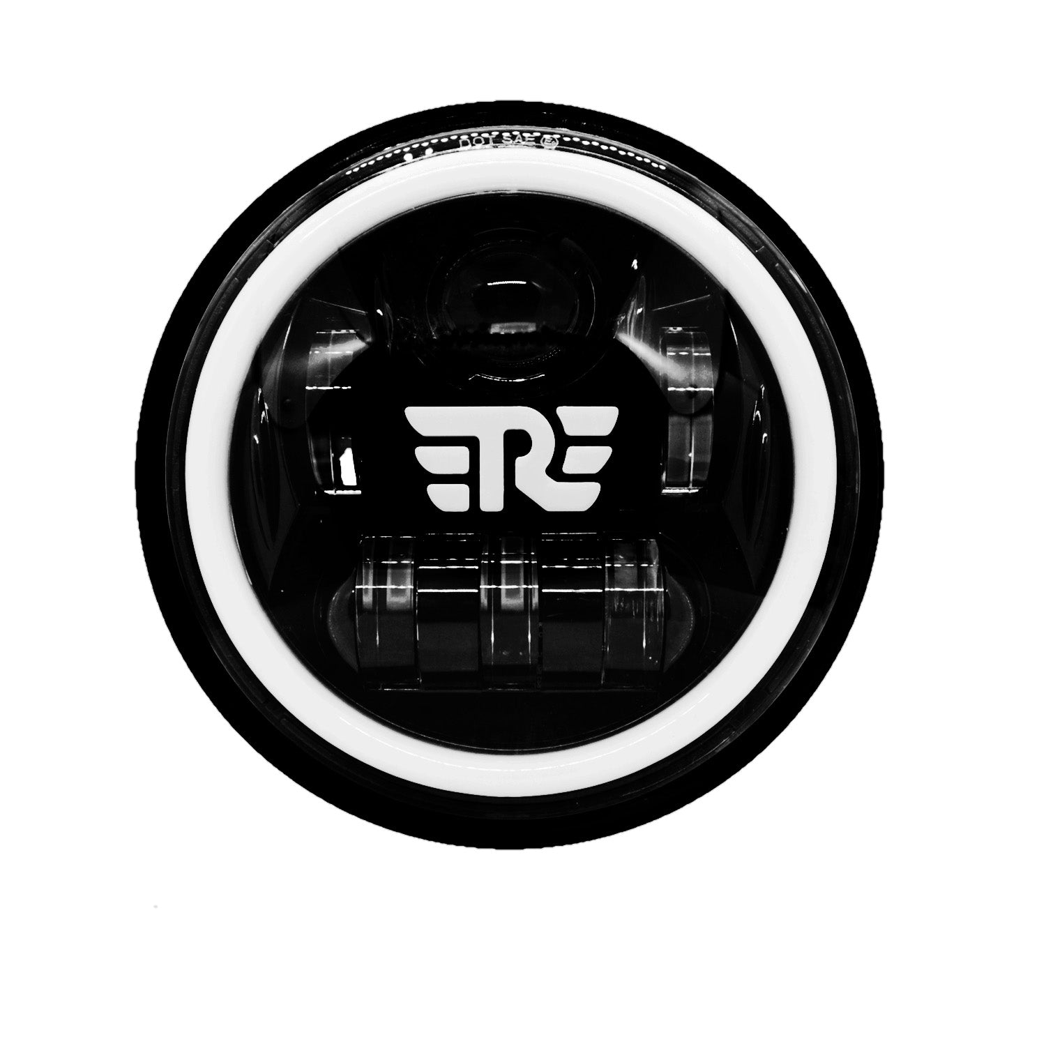 7 inch RE Logo Round Headlight