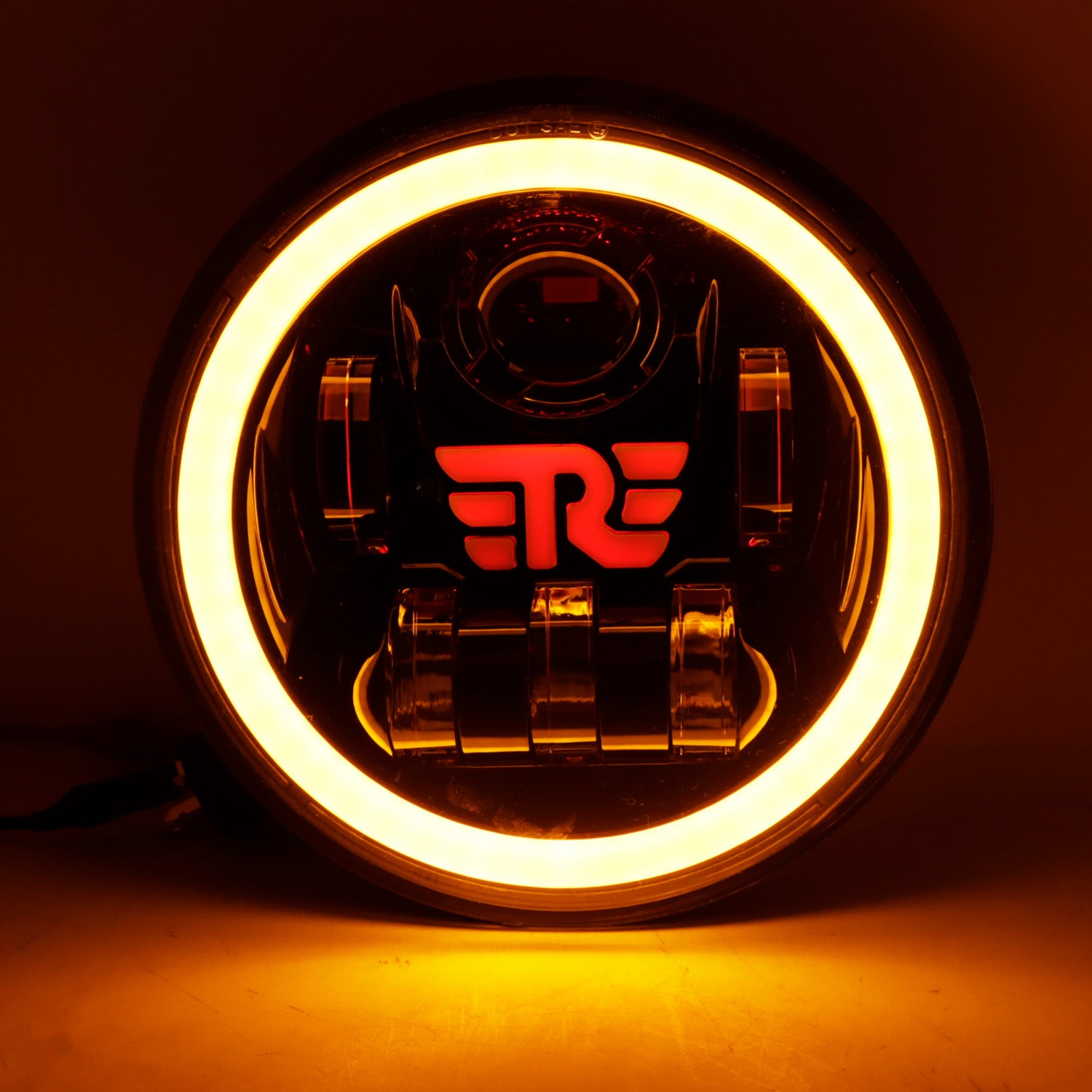 7 inch RE Logo Round Headlight