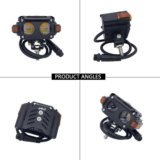 LIU HJG future eye, 80W hjg light, future eye with drl, 2 eye fog light, liu hjg new fog light