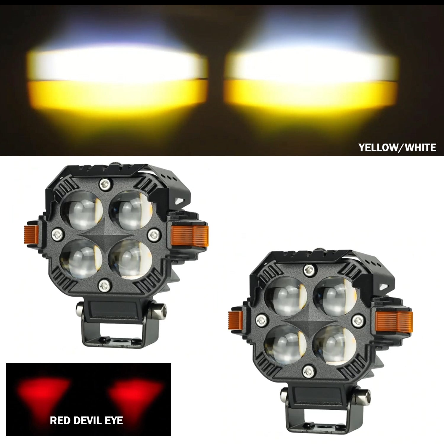 Liu hjg official website, liu hjg led fog light, liu hjg future eye led light, liu hjg 4 ed square fog light, yellow,white led