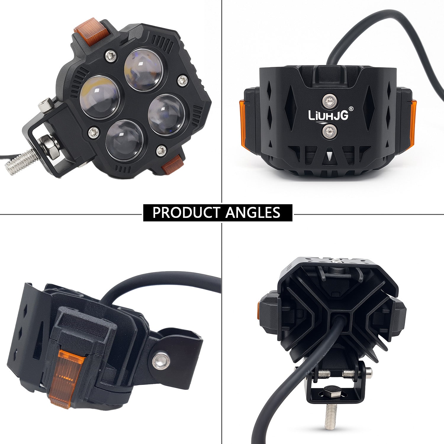 Liu hjg official website, liu hjg led fog light, liu hjg future eye led light, liu hjg 4 ed square fog light, yellow,white led