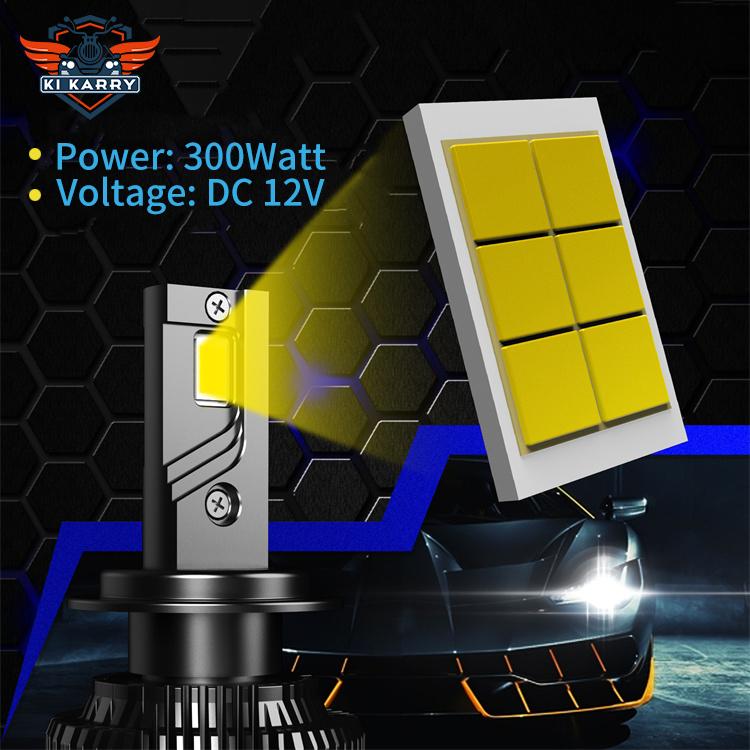 AUTOPOWERZ 300 WATTS LED Car Headlight Bulb, White Light, (Pack of 2 with 12 months Warranty) (H8/H9/H11 Fitting)