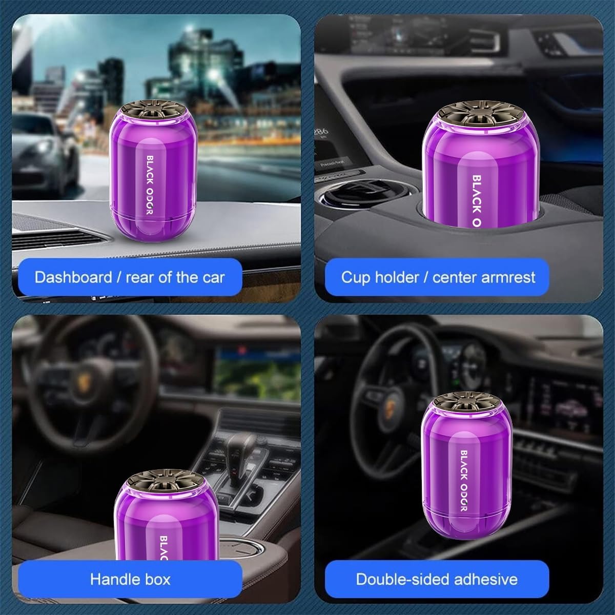 Black Odor Lavender car air freshener, BO-8 big size air freshener gel, long-lasting lavender fragrance for car, home and office, oil-based air freshener scent, natural gel air freshener 180g, premium car perfume lavender, room freshener for washroom and gym, BLACK ODOR BO-8 lavender scent, gel-based car air freshener