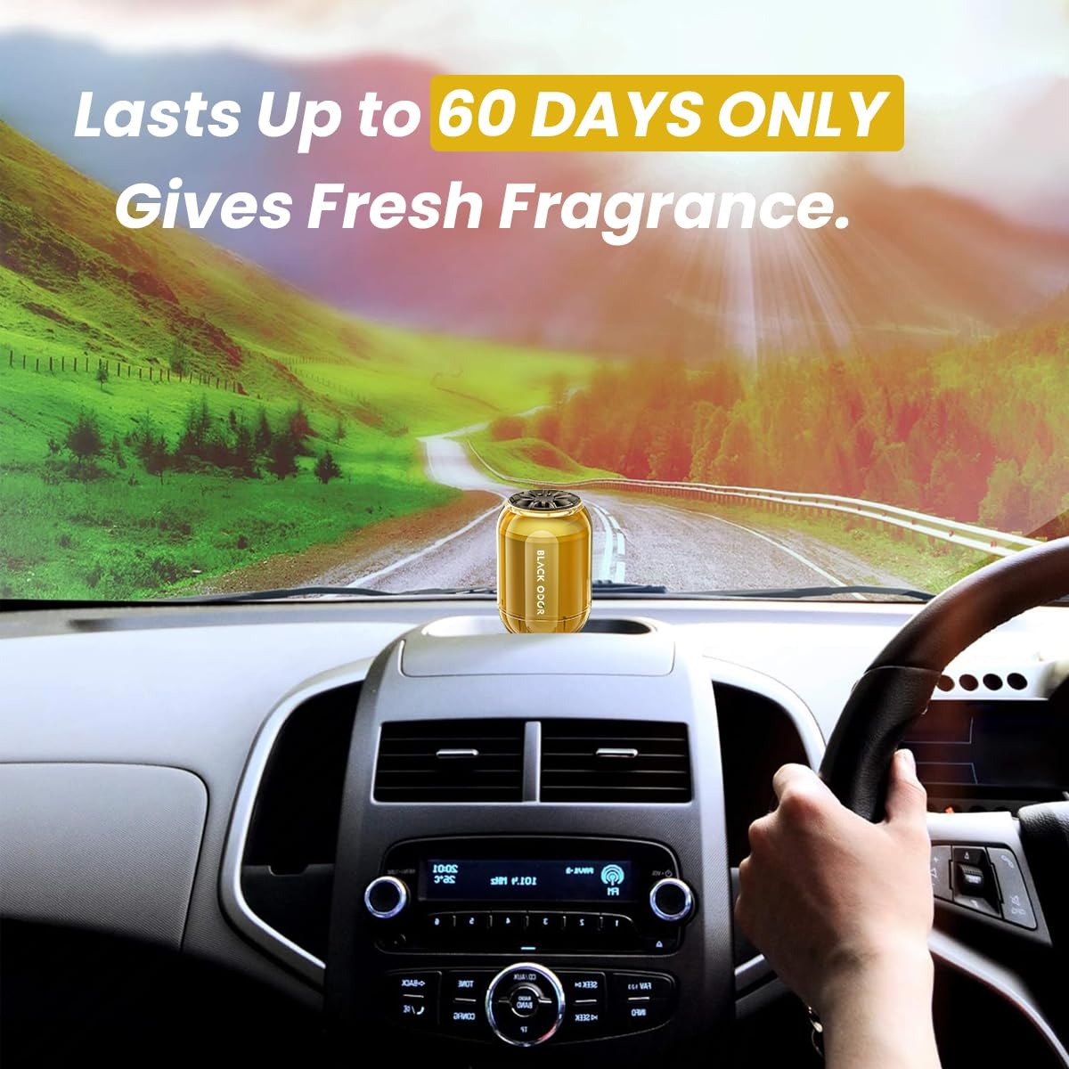 BLACK ODOR BO-8 Lemon Car Air Freshener, big size 180g car air freshener, long-lasting lemon fragrance air freshener, natural oil-based air freshener gel, remove bad odors car perfume, car home office air freshener, 60 days long-lasting air freshener, citrus lemon scent air freshener, gel type air freshener for car, car dashboard air freshener lemon, premium car air freshener Black Odor, multi-purpose room and car freshener, air freshener for washroom and office, non-hanging car perfume gel, BO-8 lemon air 