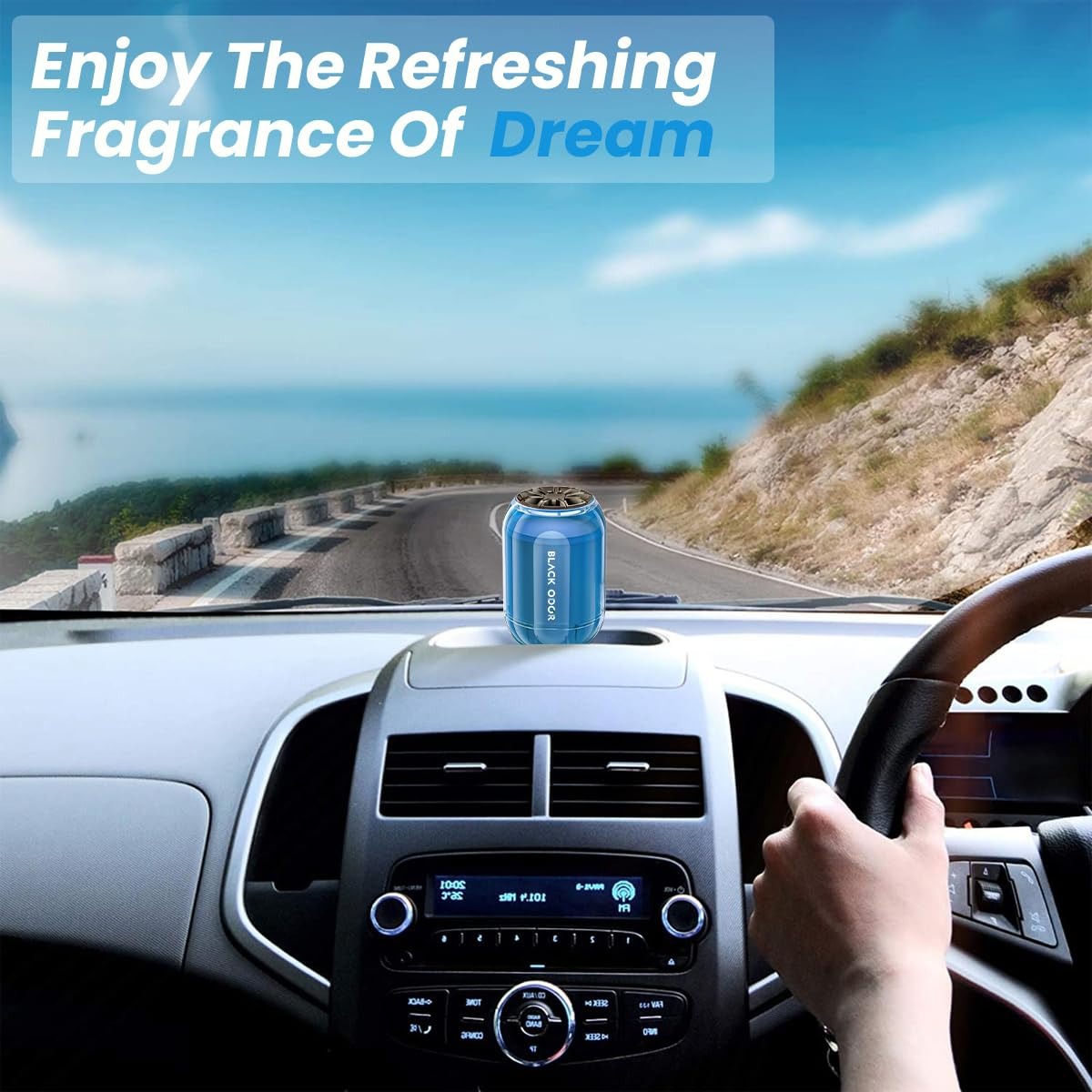 BLACK ODOR BO-8 Dream Car Air Freshener, big size 180g car air freshener, long-lasting dream fragrance air freshener, natural oil-based air freshener gel, remove bad odors car perfume, premium car dashboard perfume, car home office air freshener