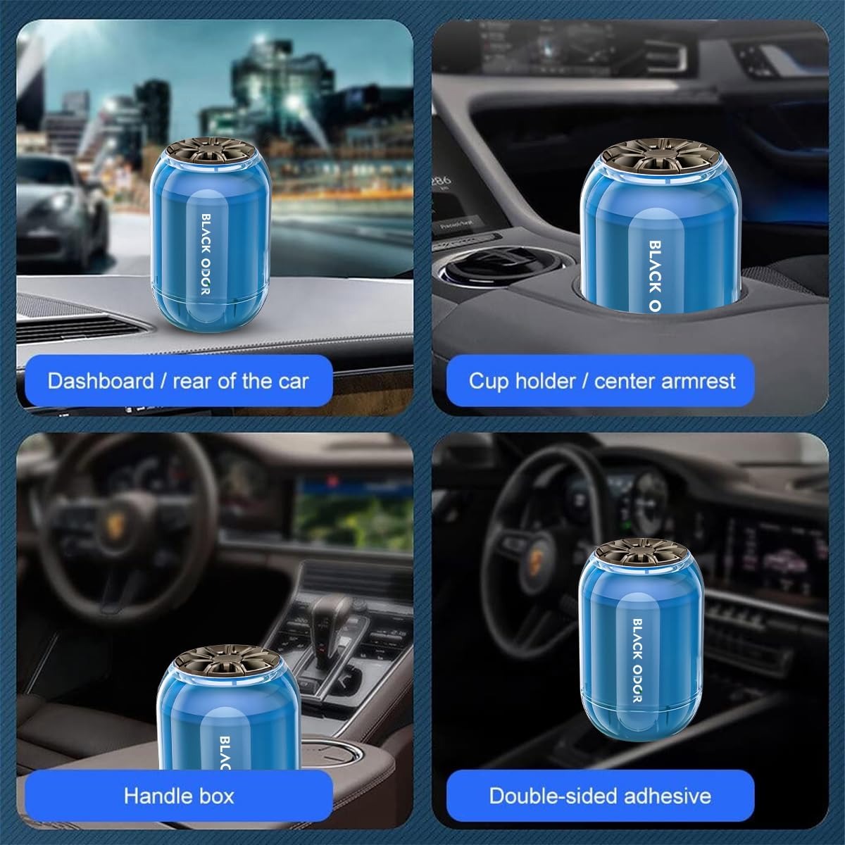 BLACK ODOR BO-8 Dream Car Air Freshener, big size 180g car air freshener, long-lasting dream fragrance air freshener, natural oil-based air freshener gel, remove bad odors car perfume, premium car dashboard perfume, car home office air freshener